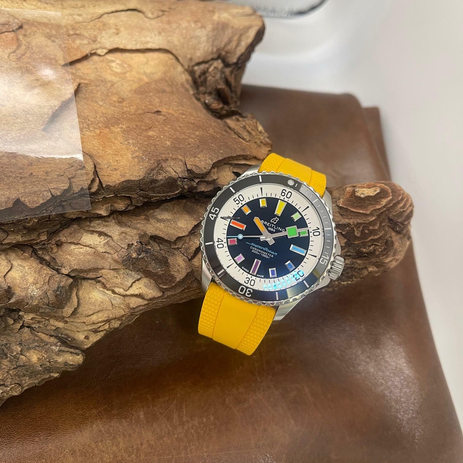 Breitling Superocean 42 Superocean 42 Rainbow - FULLSET 2022 - Ref. A17375