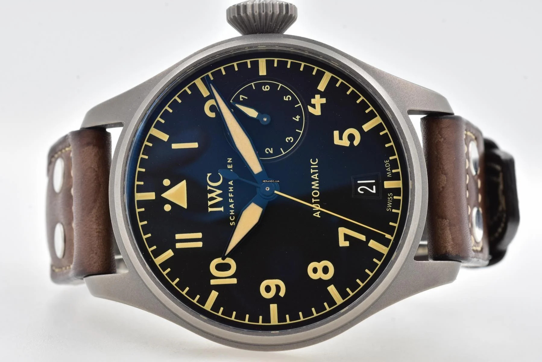 IWC Große Fliegeruhr Big Pilot 7 days Heritage Titanium IW501004