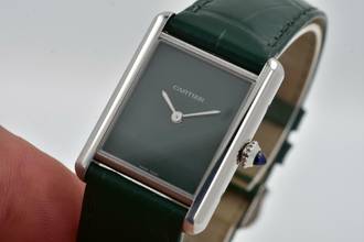 Thumbnail von Cartier Tank Must de Cartier WSTA0056 Green Grün