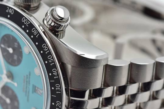  Tudor Heritage Black Bay Chronograph 79360N Tiffany Flamingo Blue Dial 