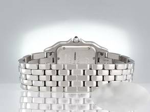 Thumbnail von Cartier Panthère Mittleres Modell 2019 Edelstahl Diamanten W4pn0008 Damen