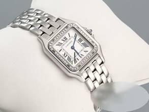 Thumbnail von Cartier Panthère Mittleres Modell 2019 Edelstahl Diamanten W4pn0008 Damen