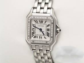 Thumbnail von Cartier Panthère Mittleres Modell 2019 Edelstahl Diamanten W4pn0008 Damen