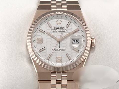  Rolex Land-Dweller 40mm 127335 2025 Rosegold 750 Automatik Gold 