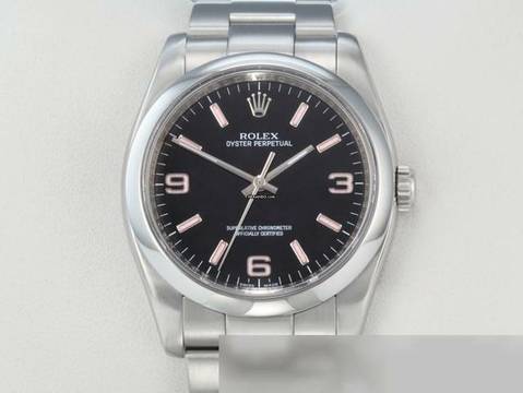 Rolex Oyster Perpetual 36 36mm 116000 2015 Edelstahl Automatik Stahl Damen Herren Stainless Steel Oyster-band Chronometer Black Dial 