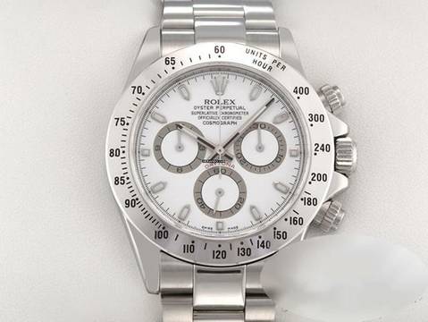  Rolex Daytona 116520 Edelstahl 2013 Chronograph Automatik Stahl Chrono Stainless Steel Oyster-band Chronometer White Dial 
