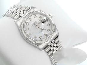 Thumbnail von Rolex Datejust 36 116234 2015 Stahl Weissgold 750 Diamanten Perlmutt Automatik Stainless Steel 18kt White Gold Jubilé-ban Chronometer Oyster