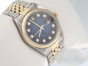 Thumbnail von Rolex Datejust 36 36mm 16233 1997 Stahl Gelbgold 750 Diamanten Automatik Stainless Steel 18kt Yellow Gold Jubilé-band Chronometer Oyster
