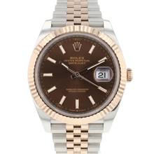 Thumbnail von Rolex Datejust 41 Jubilee Fluted Steel Everose Choco Dial