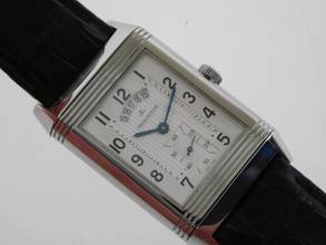 Thumbnail von Jaeger-LeCoultre Grande Reverso Duo im Top Zustand mit Krokoband