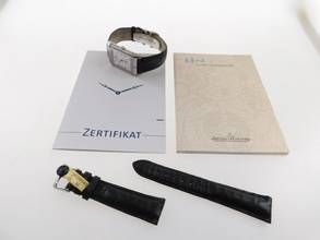 Thumbnail von Jaeger-LeCoultre Grande Reverso Duo im Top Zustand mit Krokoband