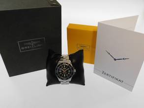 Thumbnail von Breitling Superocean 42 black 1500m im Top Zustand mit Stahlband und Box schwarzes Zifferblatt und Stahlband