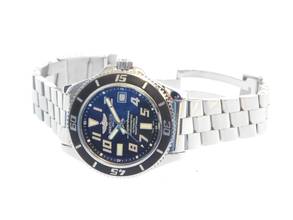 Thumbnail von Breitling Superocean 42 black 1500m im Top Zustand mit Stahlband und Box schwarzes Zifferblatt und Stahlband