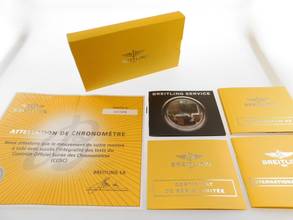 Thumbnail von Breitling Superocean 42 limited Edition orange im Top Zustand Sammler Full Set limitierte Serie No 0758 / 2000