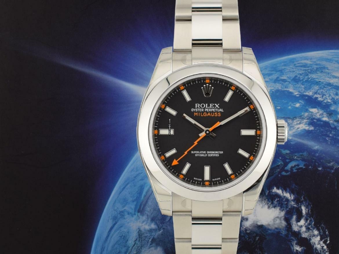Rolex Milgauss 116400 Black New/nos Full Stickers