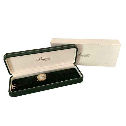  Breguet Classique 31MM Ultra-Thin guilloché silver dial yellow gold 18KT Full Set 