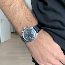 Thumbnail von IWC Fliegeruhr Chronograph Pilot IW3740 chronograph date black dial quartz 1988 Full Set