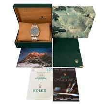 Thumbnail von Rolex Datejust Oysterquartz 17013 Soleil blue dial 1990 Full Set