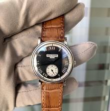 Thumbnail von Patek Philippe Calatrava 5022G Small second black guilloche dial white gold 18KT Full Set