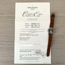 Thumbnail von Patek Philippe Calatrava 5022G Small second black guilloche dial white gold 18KT Full Set