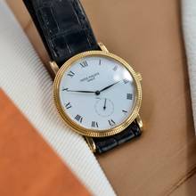 Thumbnail von Patek Philippe Calatrava 3919 white dial yellow gold 18KT Full Set