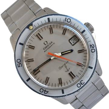  Omega Genève Admiralty Anchor Soleil silver dial 1970’s 