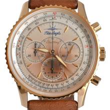 Thumbnail von Breitling Montbrillant Navitimer Montbrillant Blue Angels chronograph pink gold 18KT Full Set