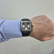 Thumbnail von Cartier Santos 100 XL Chrono Blacksteel & Titanium Automático Completo