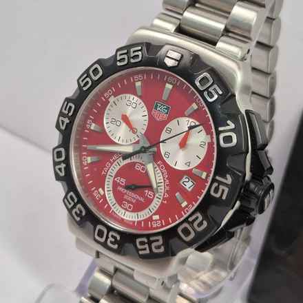  TAG Heuer Formula 1 Quarz Crhonograph 41mm Red Edition Quartz Completo 