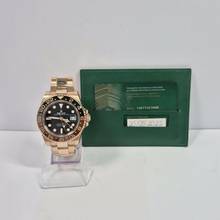 Thumbnail von Rolex GMT-Master II Rootbeer Full Rose Gold 40mm Completo