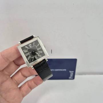  Piaget Altiplano Ouro Branco 30x30mm Quartz Completo 