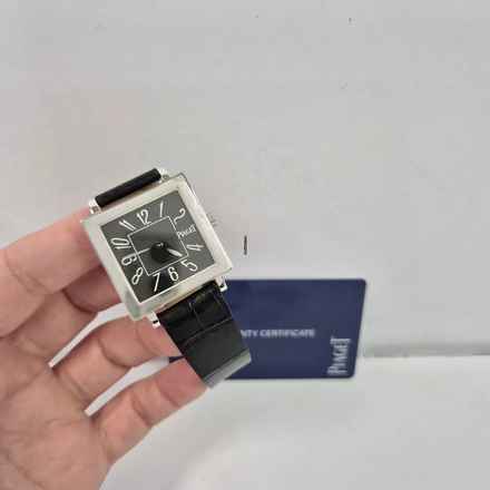  Piaget Altiplano Ouro Branco 30x30mm Quartz Completo 