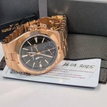 Thumbnail von Vacheron Constantin Overseas Two Time Zone Full Rosé Olive Green Dial 3 Pulseiras 41mm Completo