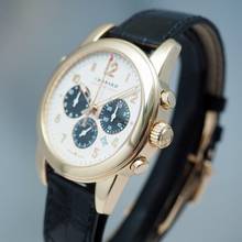 Thumbnail von Chopard Grand Prix Monaco Historique Rattrapante Chronograph Rosegold 18k/750 LIMITED EDITION 50