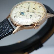 Thumbnail von Universal Genève Triple Calendar moonphase RoseGold 18k/750 Ref.: 11312