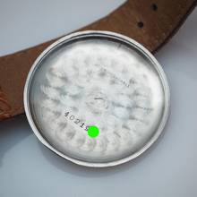 Thumbnail von Ulysse Nardin Chronograph Vintage Schnecken-Tachymeter-Skala um 1940 Stahl/Leder Box + papers