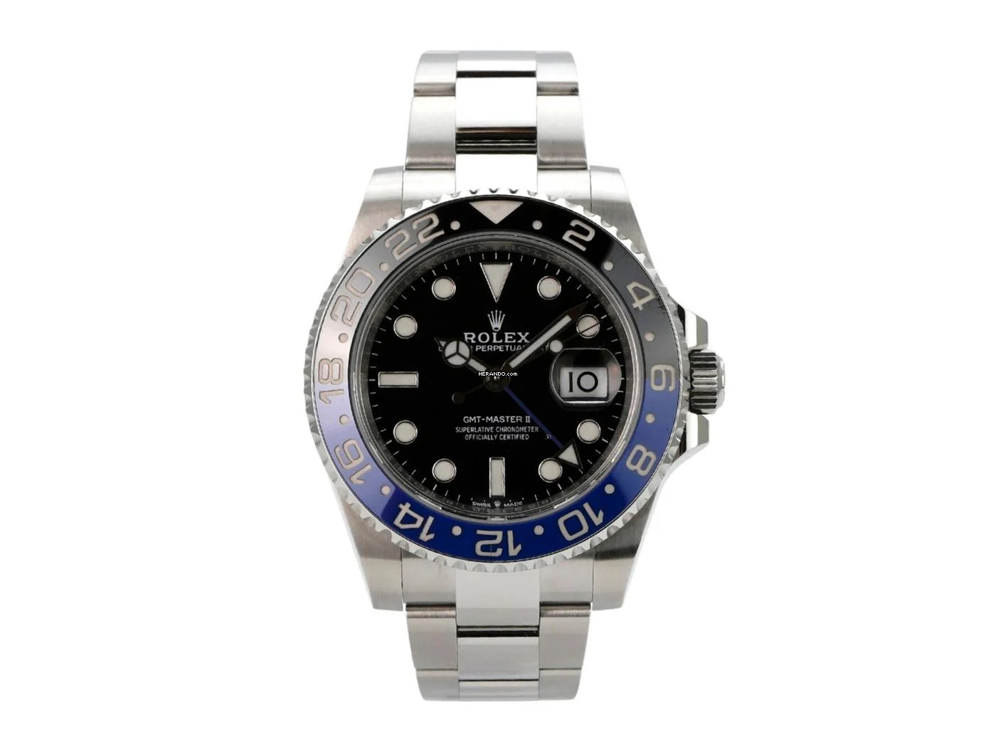 Rolex GMT-Master II Edelstahl 126710BLNR Oyster-Band