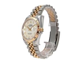 Thumbnail von Rolex Datejust 36 Oystersteel / Gelbgold Ref. 126233 Perlmutt Diamant Jubile-Band