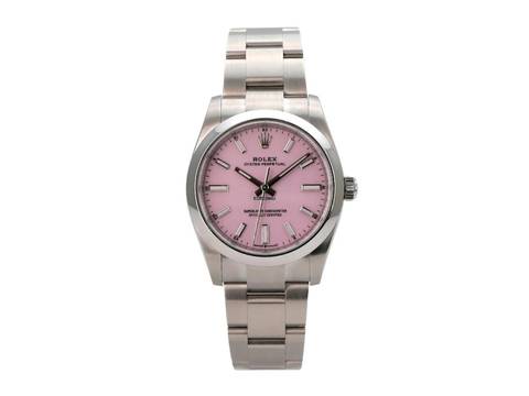  Rolex Oyster Perpetual 34 Ref. 124200 Candy Pink 