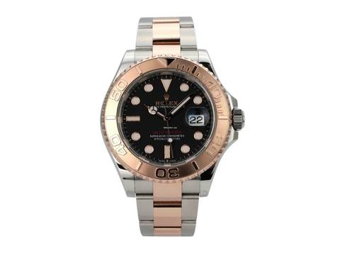  Rolex Yacht-Master 40 Oystersteel / 18 kt Everose-Gold Ref. 126621 Schwarz 