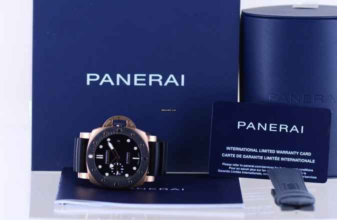  Officine Paneral Submersible Goldtech QuarantaQuattro 18K Roségold OroCarbo B+P 