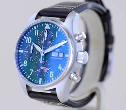 Thumbnail von IWC Fliegeruhr Chronograph 41 Pilot's green Chronograph 43mm grün B+P