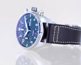 Thumbnail von IWC Fliegeruhr Chronograph 41 Pilot's green Chronograph 43mm grün B+P