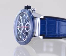Thumbnail von TAG Heuer Carrera Calibre HEUER 01 Date Chronograph Heuer 01 Blue Ceramic Steel 43mm Skeleton B+P