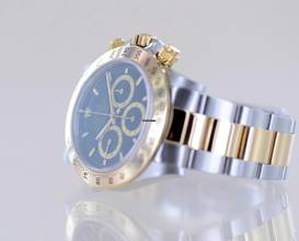 Thumbnail von Rolex Daytona Stahl Black Tritium Invert 6 Dial Zenith Cosmograph Klassiker Chronograph N-Serie