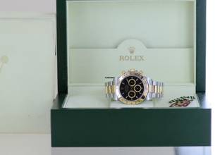 Thumbnail von Rolex Daytona Stahl Black Tritium Invert 6 Dial Zenith Cosmograph Klassiker Chronograph N-Serie