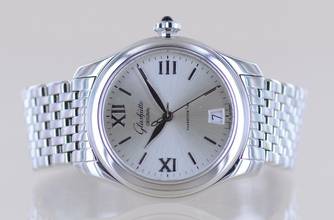 Thumbnail von Glashütte Original Lady Serenade Edelstahl silver Dial Automatic Stahlband rar B+P