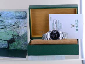 Thumbnail von Rolex Datejust 36 16200 Saphirglas black dial Oysterband Stahl Crown Cup B+P