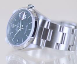 Thumbnail von Rolex Datejust 36 16200 Saphirglas black dial Oysterband Stahl Crown Cup B+P