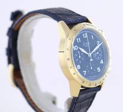 Thumbnail von Glashütte Original Senator Navigator Chronograph 18K Gold 10-60 Automatik Klassiker Black Dial